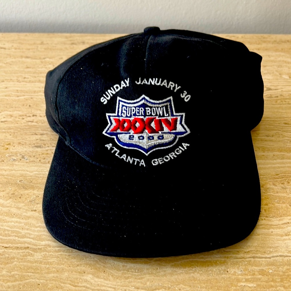 Twelve New with Tags Super Bowl XXXIV Hats SL Rams beat TN Titans…5 navy 7 black